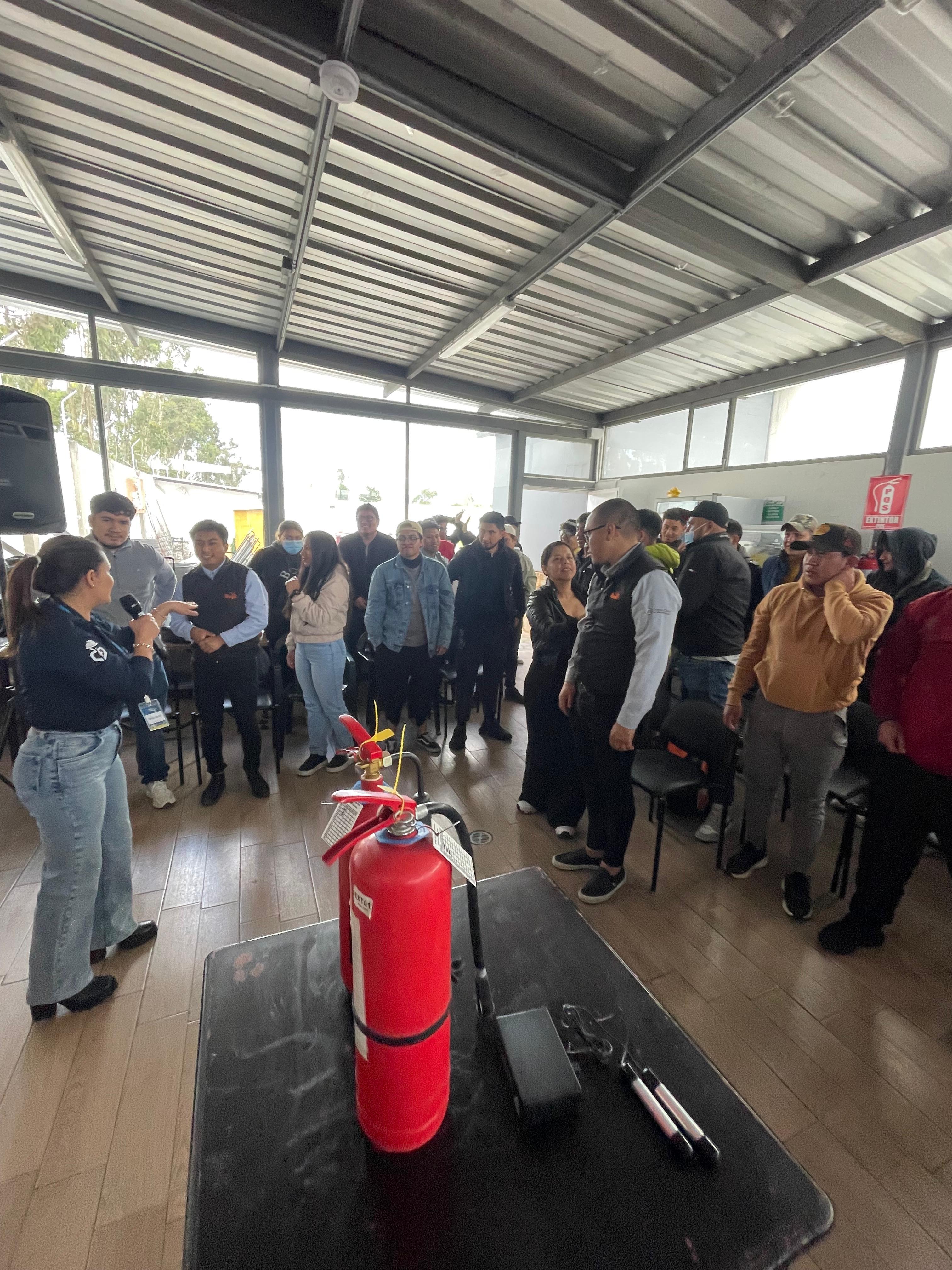 Capacitación en seguridad contra incendios